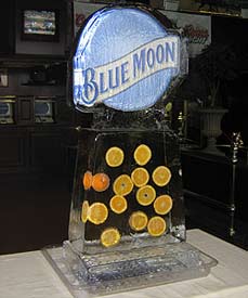 Blue Moon Logo created by Ice Miracles Long Island, New York, LI, NY